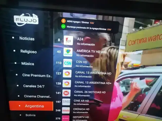 Captura de Flujo tv
