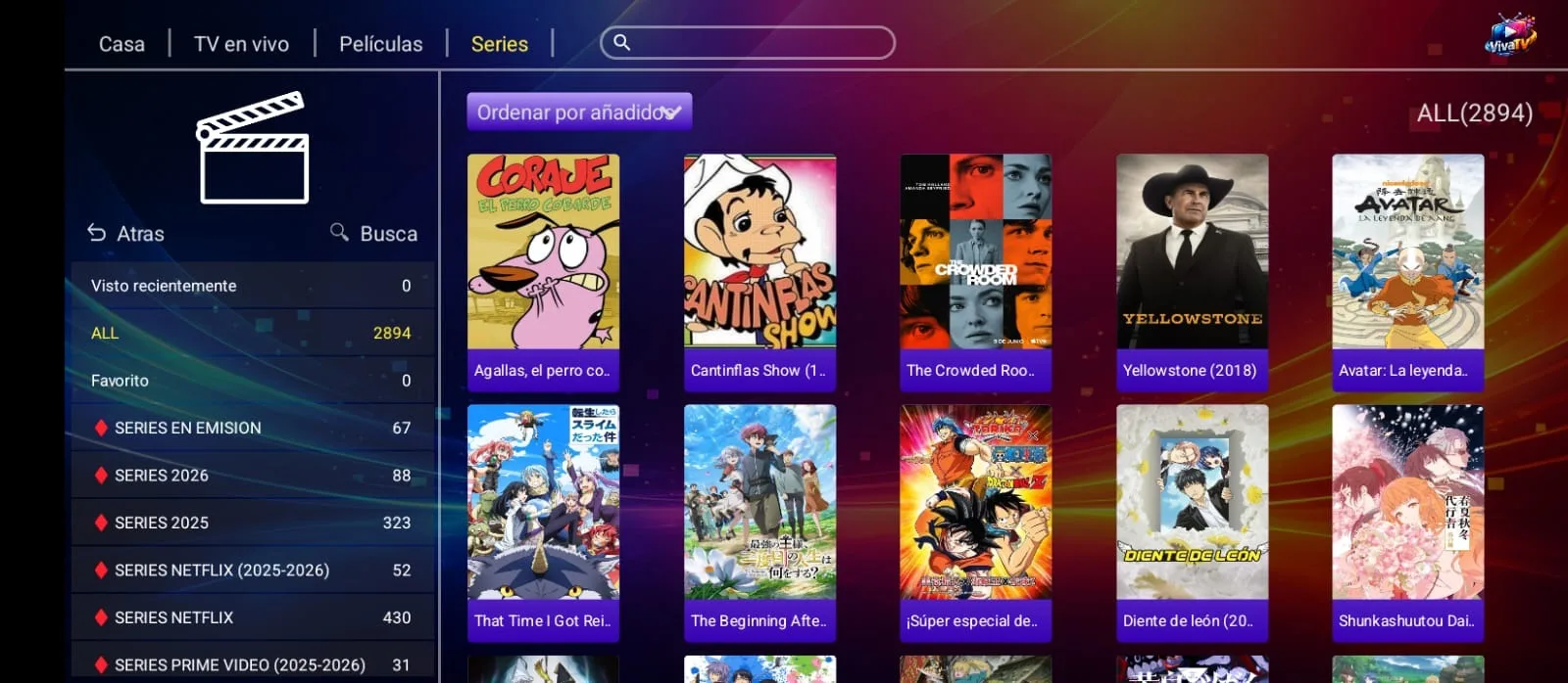 Captura de Viva TV+